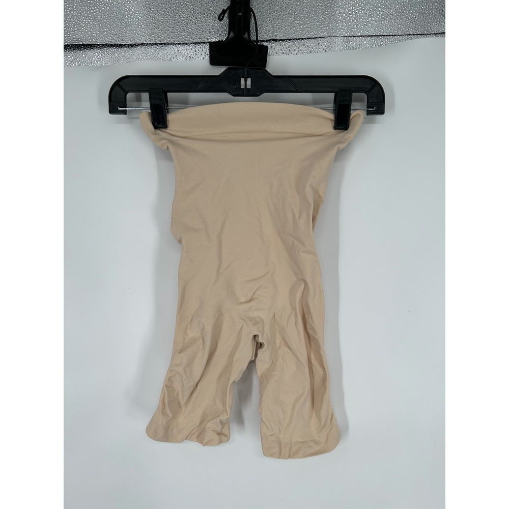 SKIMS Seamless Sculpt Mid Thigh Shorts Women's XL Sand Slimming Tummy Control